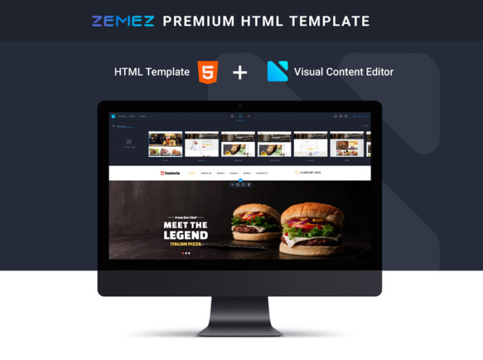 Fasteria - Template Situs Web Restoran Siap Pakai - Fitur Gambar 1