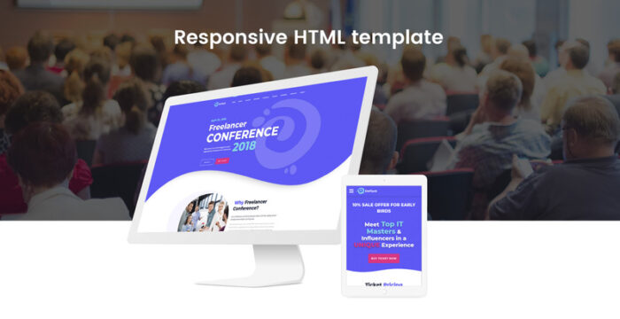 Defiant - Template Situs Web HTML Bootstrap Minimal Responsif Acara - Fitur Gambar 2