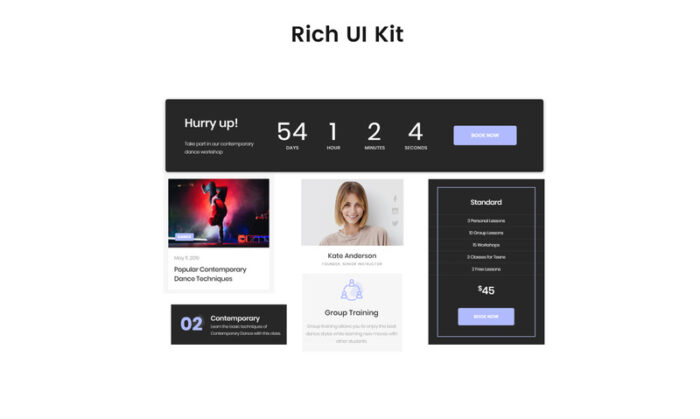 Dancehub - Template Halaman Arahan HTML Klasik Satu Halaman Studio Tari - Fitur Gambar 3