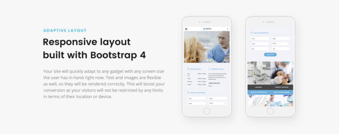 Crystal - Templat Halaman Arahan HTML Bootstrap Bersih Kedokteran Gigi - Fitur Gambar 6