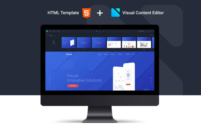 PixLab - Template Situs Web HTML Kreatif Siap Pakai untuk Perusahaan Perangkat Lunak - Fitur Gambar 2