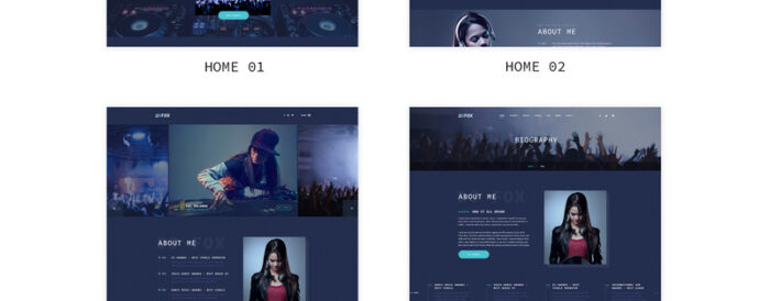 DJ FOX - Template Situs Web HTML Bootstrap Kreatif Multipage DJ - Fitur Gambar 4