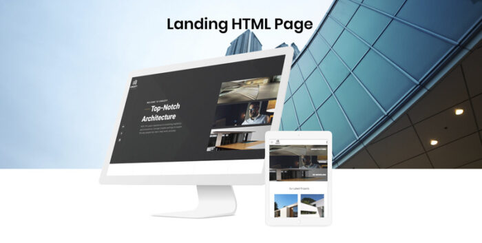 Konsep - Arsitektur Template Halaman Arahan HTML Bootstrap Kreatif - Fitur Gambar 2