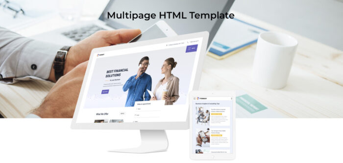 Finway - Template Situs Web HTML5 Multihalaman Bersih Penasihat Keuangan - Fitur Gambar 2