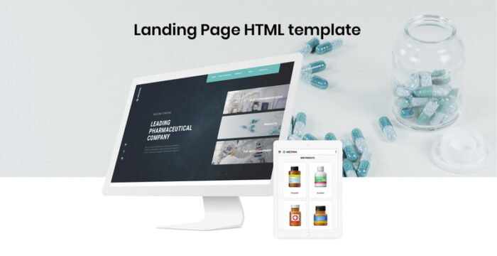 Medina - Template Halaman Arahan HTML Modern Perusahaan Farmasi - Fitur Gambar 2