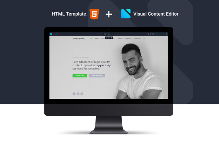 Oliver Bates - Layanan Penulisan Naskah Template Situs Web HTML5 Klasik Siap Pakai - Fitur Gambar 2