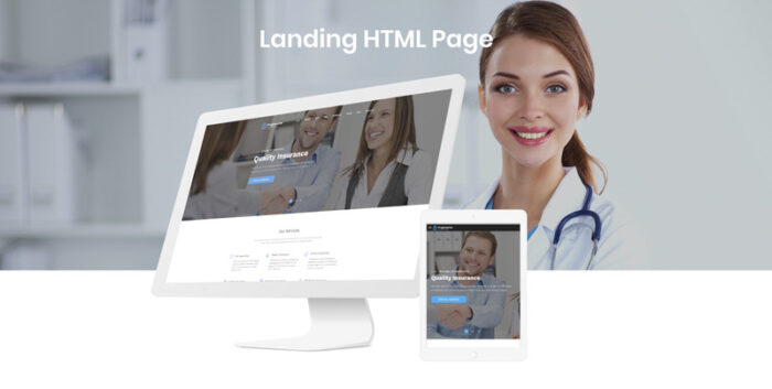 Progresif - Template Halaman Arahan Bootstrap4 HTML Bersih Asuransi - Fitur Gambar 2