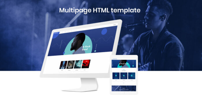 B-Rock Band - Template Situs Web HTML Kreatif Multihalaman Band Musik - Fitur Gambar 2