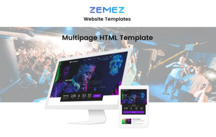 DJ Angerone - Template Situs Web HTML Multihalaman Musik Modern - Fitur Gambar 1