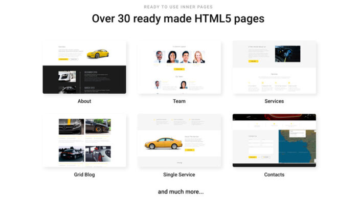 PowerOne - Template Situs Web HTML5 Multihalaman Klasik Mobil Listrik - Fitur Gambar 2