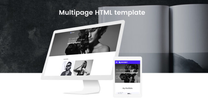 Ann Bennett - Portofolio Fotografer Template Situs Web HTML Kreatif Multihalaman - Fitur Gambar 2