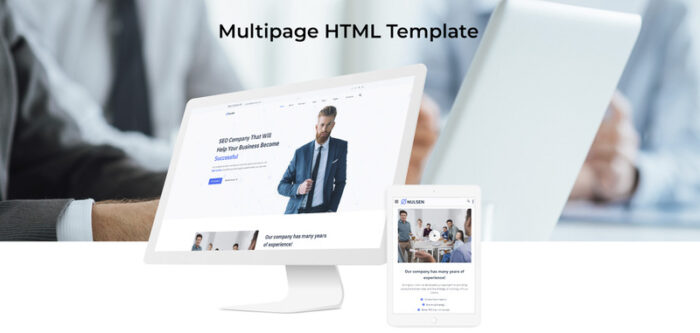 Nulsen - Perusahaan SEO Template Situs Web HTML5 Multihalaman Bersih - Fitur Gambar 2