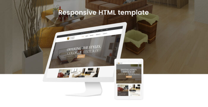 COZY - Template Situs Web HTML Modern Responsif Material Lantai - Fitur Gambar 2