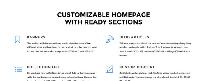 Hosterex - Hosting Tema Kreatif Shopify Multihalaman - Fitur Gambar 7