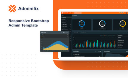 Adminifix - Template Admin Dasbor Kreatif - Fitur Gambar 1