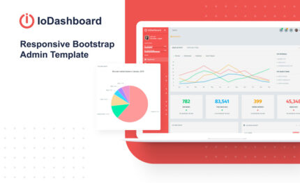 IoDashboard - Template Admin Dashboard Intuitif - Fitur Gambar 1