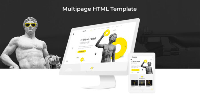 Recordo - Template Situs Web HTML Multihalaman Kreatif Studio Musik - Fitur Gambar 2