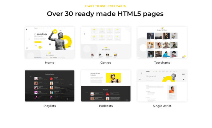 Recordo - Template Situs Web HTML Multihalaman Kreatif Studio Musik - Fitur Gambar 3