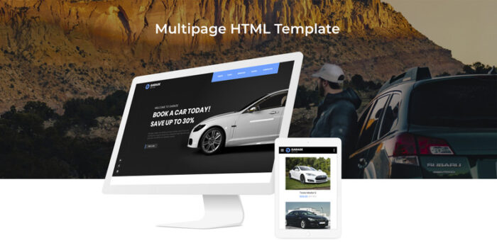 Garasi - Template Situs Web Responsif Klasik Penyewaan Mobil - Fitur Gambar 2