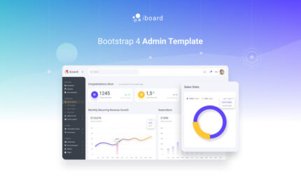 iboard - Template Admin Kreatif Dasbor Serbaguna - Fitur Gambar 1