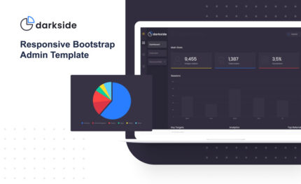 Darkside - Template Admin Bergaya Dasbor Serbaguna - Fitur Gambar 1