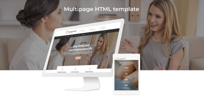 Dr. Norah Crawford - Psikolog Template Situs Web HTML Modern Multihalaman - Fitur Gambar 2