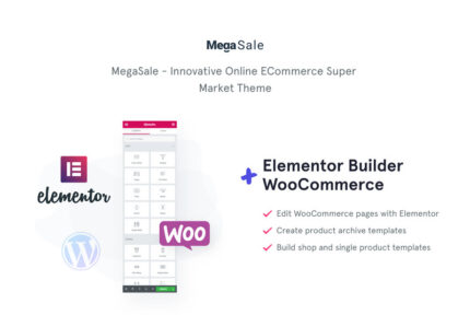 MegaSale - Tema WooCommerce Pasar Swalayan E-Commerce Online yang Inovatif - Fitur Gambar 1