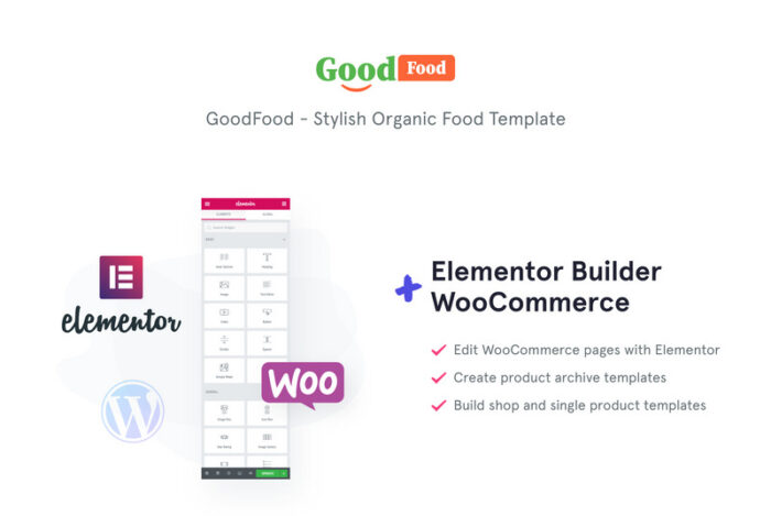 GoodFood - Template Makanan Organik Bergaya Tema WooCommerce - Fitur Gambar 1