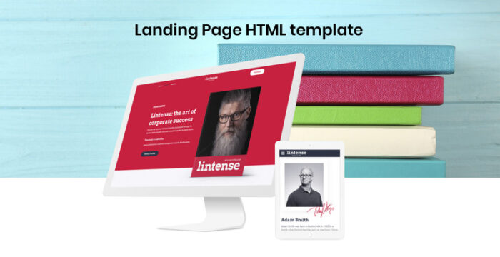 Toko Buku Lintense - Template Halaman Arahan HTML Penulis - Fitur Gambar 3