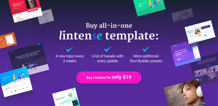 Lintense Digital Agency - Template Halaman Arahan HTML Kreatif - Fitur Gambar 1