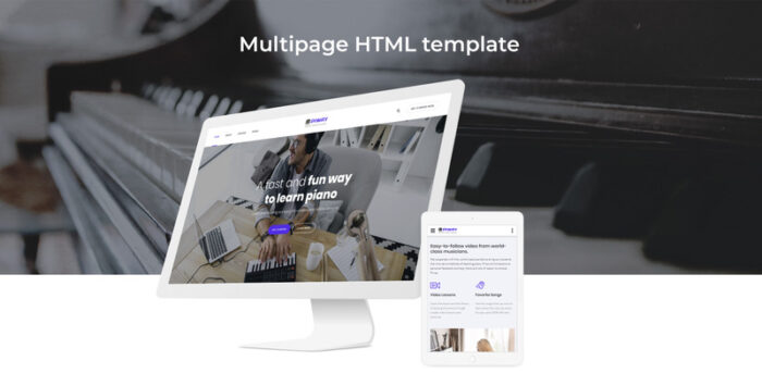 PIWAY - Template Situs Web HTML Bersih Multihalaman Sekolah Musik - Fitur Gambar 2