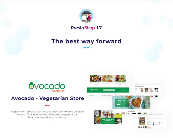 Tema PrestaShop Toko Vegetarian Alpukat - Fitur Gambar 2