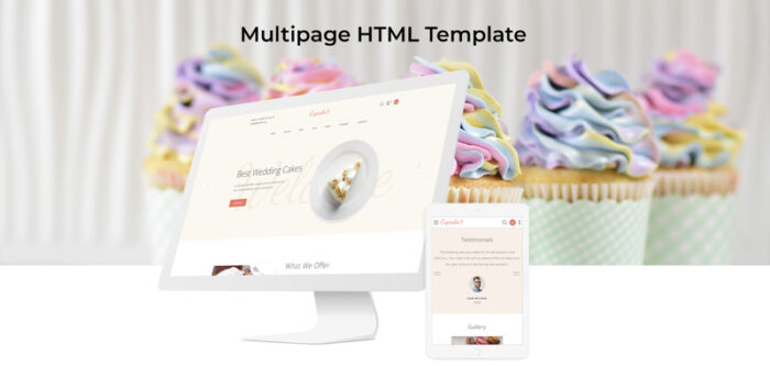 Cupcake - Template Situs Web Bersih Toko Kue - Fitur Gambar 2