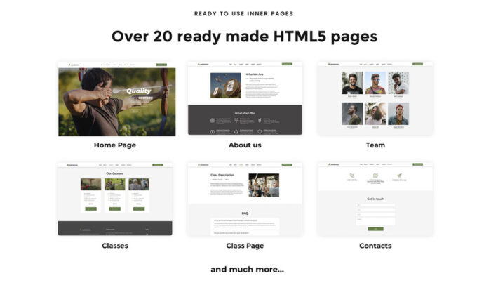 Sherwood - Template Situs Web HTML Bersih Multihalaman Panahan - Fitur Gambar 3