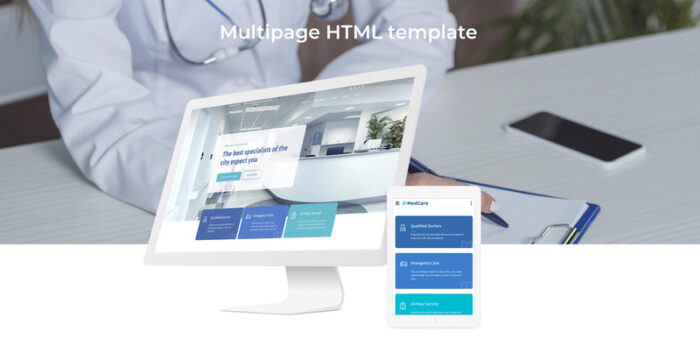 MedCare - Template Situs Web Klinik Kesehatan - Fitur Gambar 2