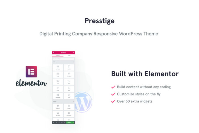 Presstige - Tema WordPress Responsif untuk Perusahaan Percetakan Digital - Fitur Gambar 1