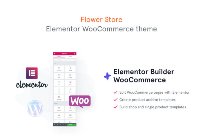 Toko Bunga - Tema WooCommerce Berwarna-warni - Fitur Gambar 1