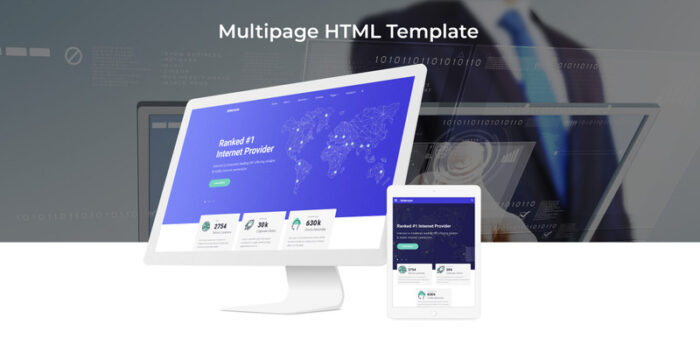 .interson - Template Situs Web HTML Bersih Internet - Fitur Gambar 2