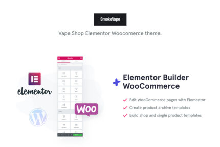 SmokeVape - Tema WooCommerce Situs Web eCommerce Toko Vape - Fitur Gambar 1