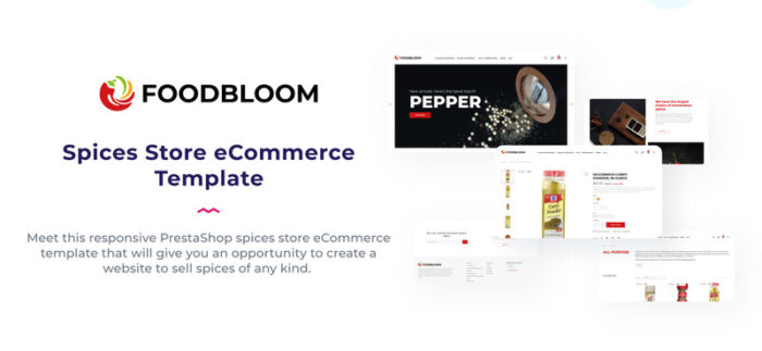 FoodBloom - Template eCommerce Toko Rempah-rempah Tema PrestaShop - Fitur Gambar 3