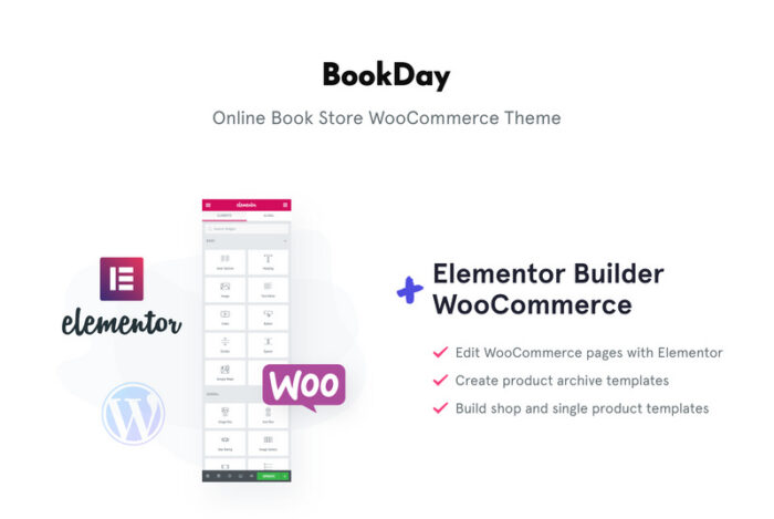 BookDay - Desain Situs Web Toko Buku Online Bersih dan Cepat Tema WooCommerce - Fitur Gambar 1