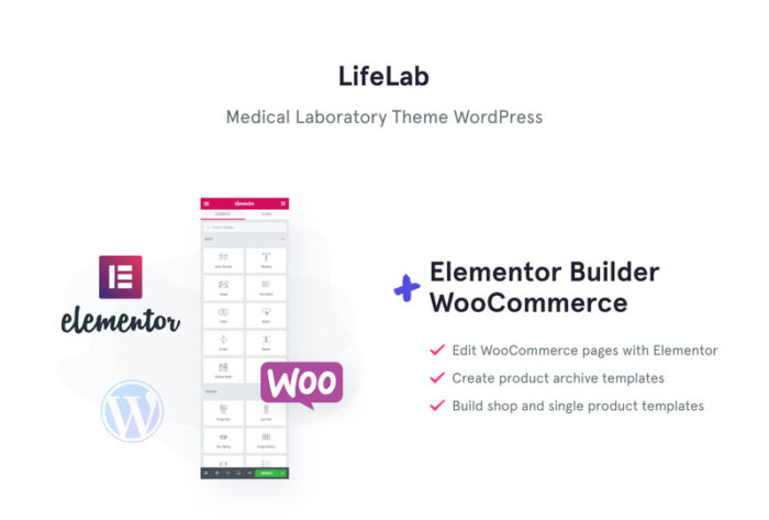 LifeLab - Tema WordPress Laboratorium Medis - Fitur Gambar 1