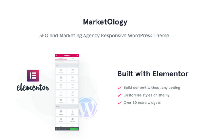 MarketOlogy - Tema WordPress Responsif untuk Agensi SEO dan Pemasaran - Fitur Gambar 1