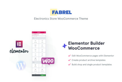 Fabrel - Tema WooCommerce Toko Elektronik Online - Fitur Gambar 1