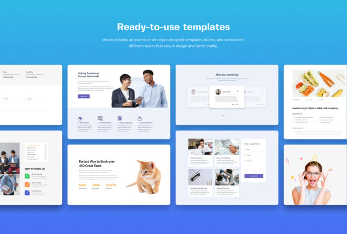 Visi - Template Situs Web Serbaguna Responsif - Fitur Gambar 5