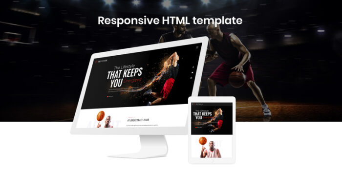 SkyThrow - Template Situs Web Klub Bola Basket - Fitur Gambar 2