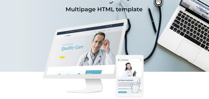 Caring Doc - Template Situs Web Klinik Layanan Medis - Fitur Gambar 2