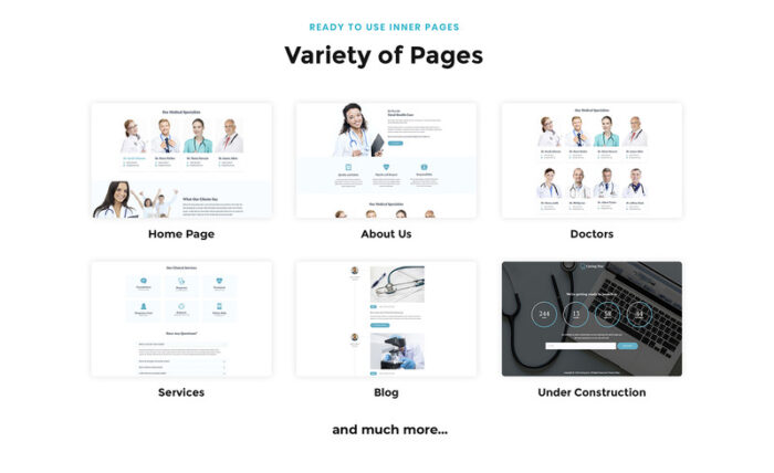 Caring Doc - Template Situs Web Klinik Layanan Medis - Fitur Gambar 3