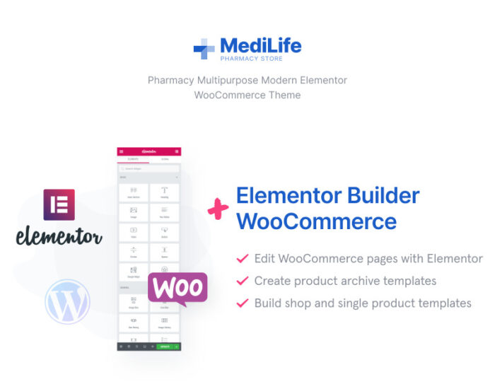 MediLife - Tema Elementor WooCommerce Apotek Bersih - Fitur Gambar 1