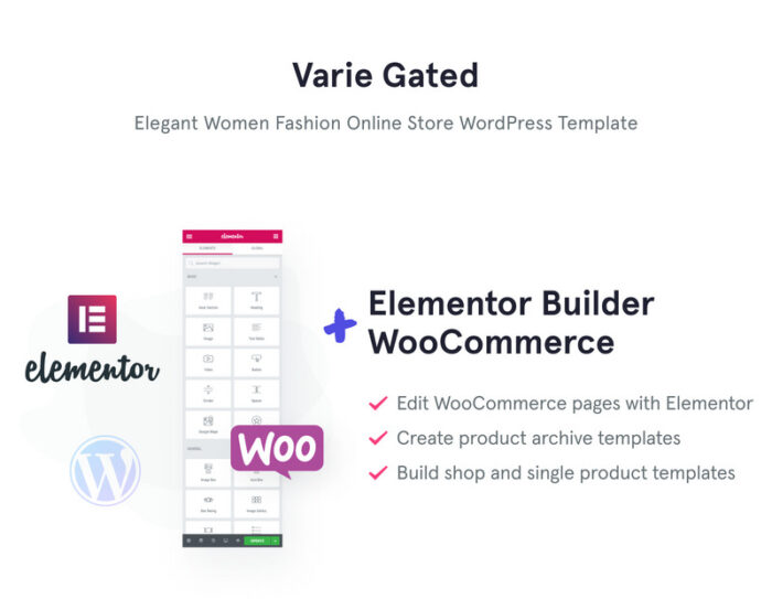 Varie Gated - Tema Elementor WooCommerce Toko Online Fashion - Fitur Gambar 1